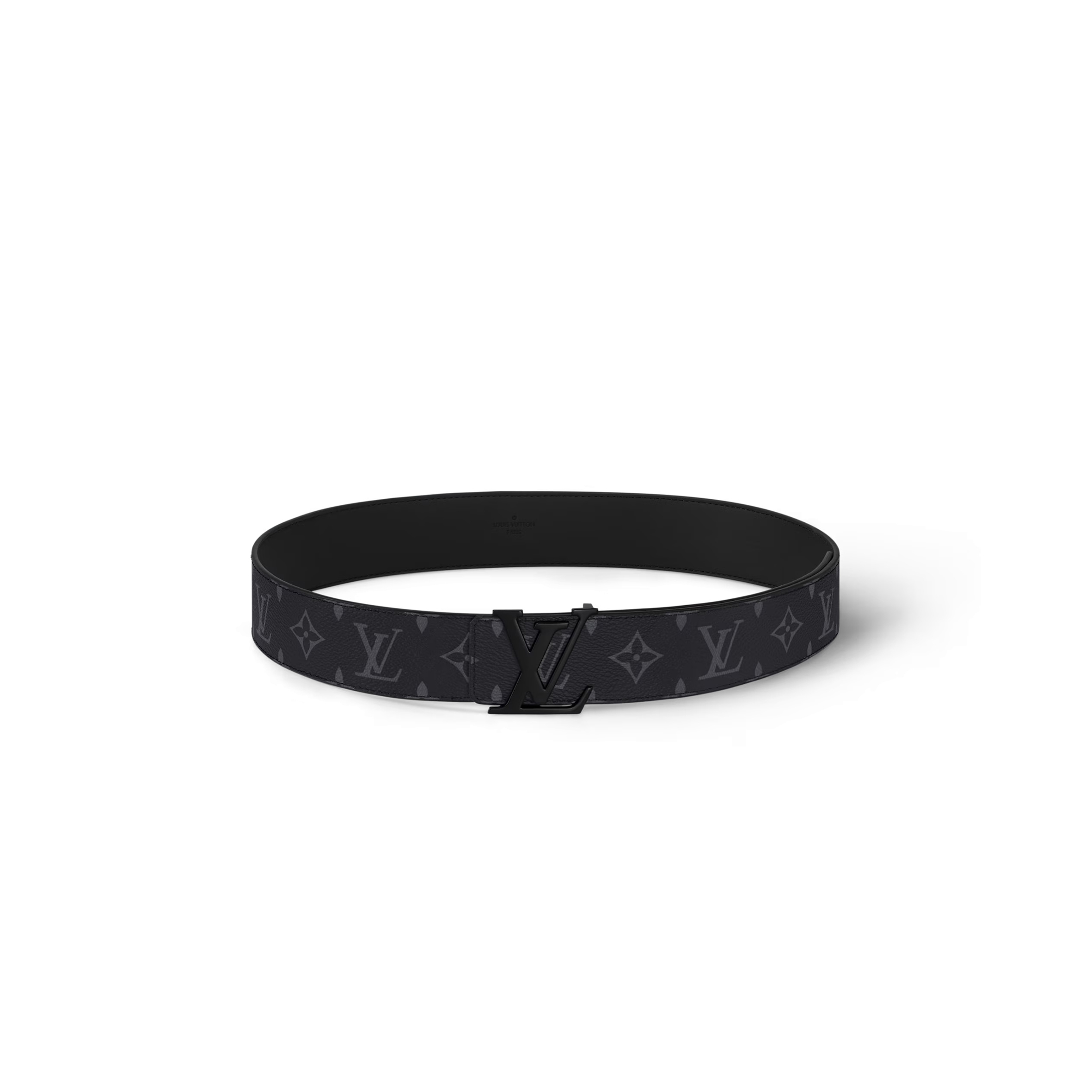 l0*is V*t0n initiales 40mm matte black belt m4482s